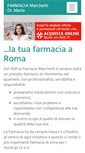 Mobile Screenshot of farmaciamarchetti.it