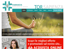 Tablet Screenshot of farmaciamarchetti.it